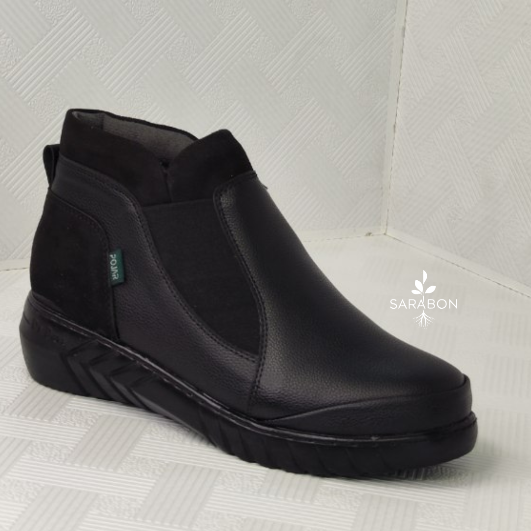 White Modern Sneakers Product Promotion Instagram Post (90) نیم بوت طبی مدل چلسی دارک