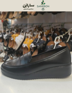 کفش طبی زنانه مدل شطرنجی